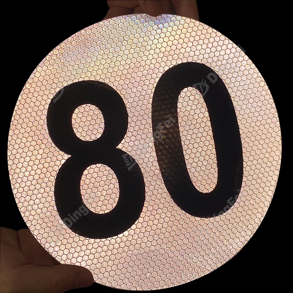 Reflective Speed Limit Stickers - 